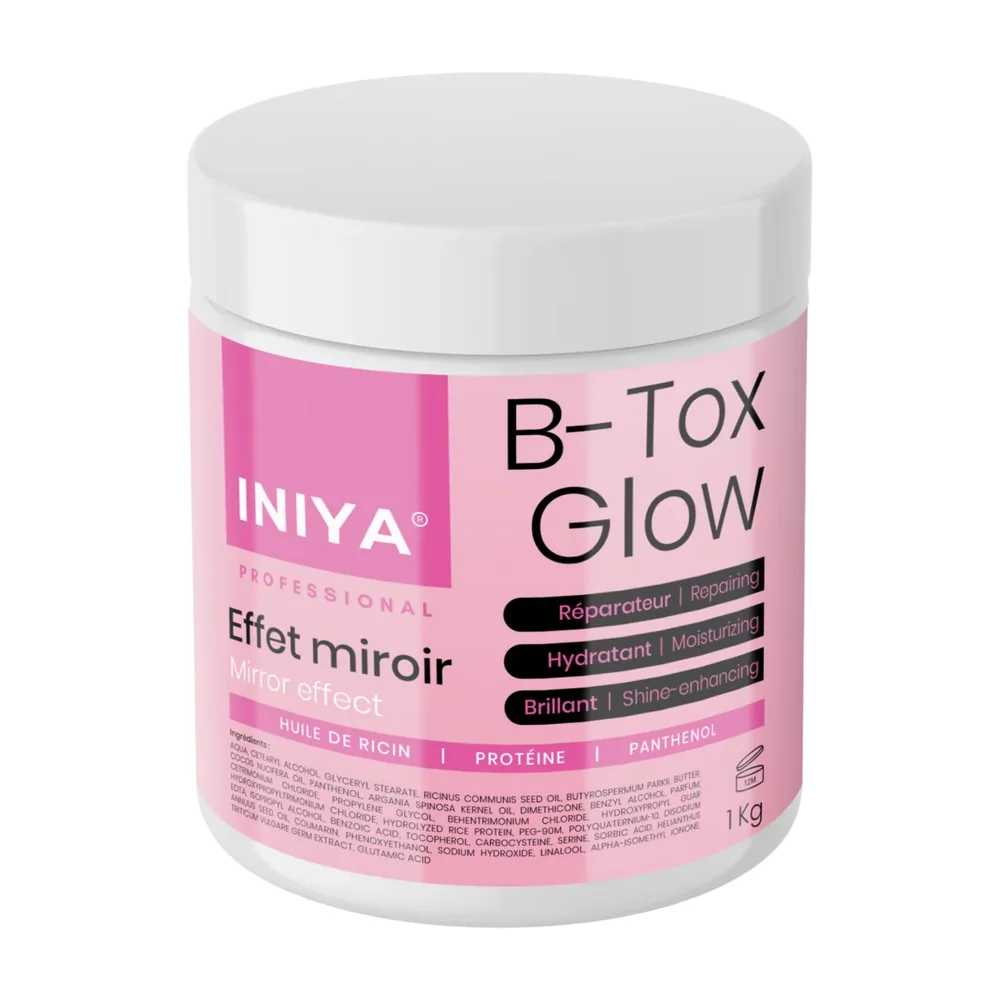 Botox capillaire effet miroir Iniya B-Tox Glow, packshot Iniya